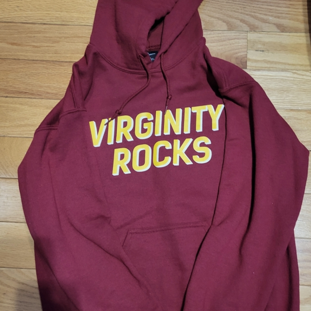 Danny Duncan Virginity Rocks Hoodie Maroon Size Small